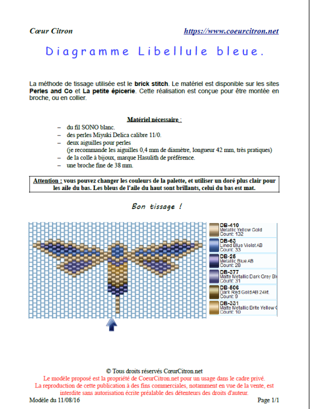 libellule bleue preview